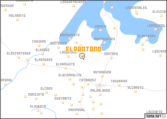 map of El Pantano