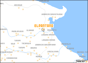 map of El Pantano