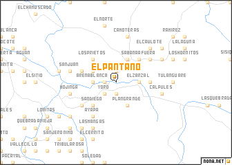 map of El Pantano