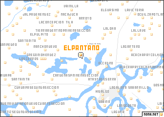 map of El Pantano