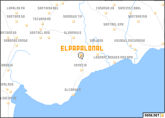 map of El Papalonal