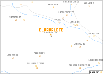 map of El Papalote