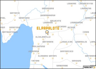 map of El Papalote