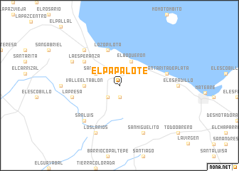 map of El Papalote