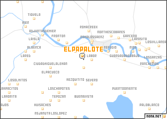 map of El Papalote