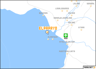 map of El Papayo