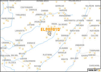 map of El Papayo