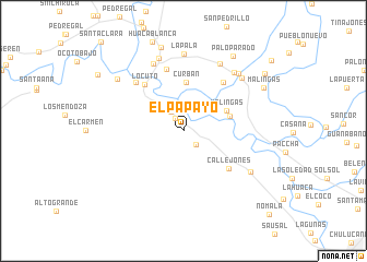 map of El Papayo