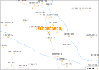 map of El Paradero