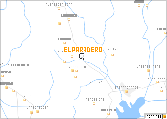 map of El Paradero