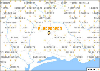 map of El Paradero