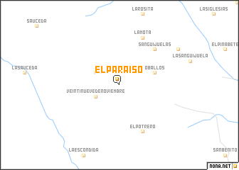 map of El Paraíso