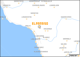 map of El Paraíso