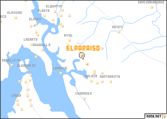 map of El Paraíso