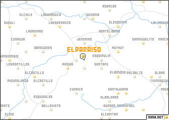 map of El Paraíso