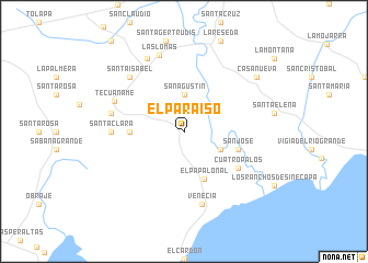 map of El Paraíso