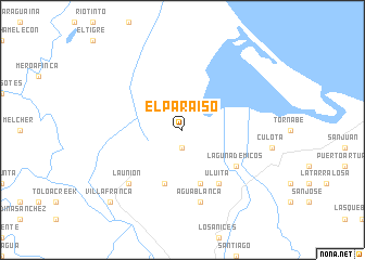 map of El Paraíso