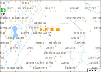 map of El Paraíso