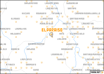 map of El Paraíso