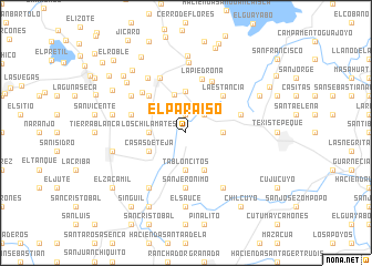 map of El Paraíso