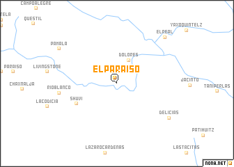 map of El Paraíso