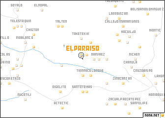 map of El Paraíso