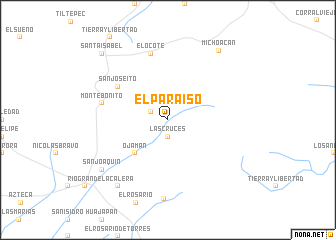 map of El Paraíso