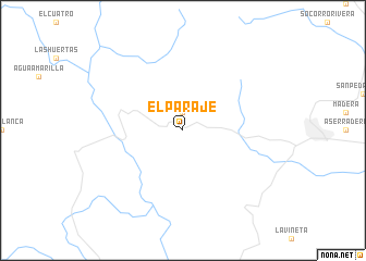 map of El Paraje