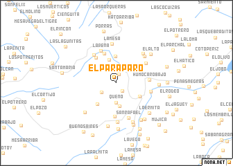 map of El Paraparo