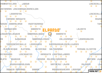 map of El Pardo