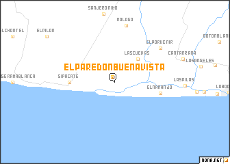 map of El Paredón Buena Vista