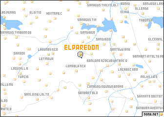 map of El Paredón