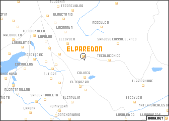 map of El Paredón