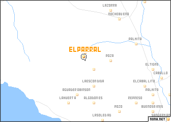 map of El Parral