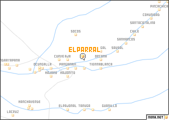 map of El Parral