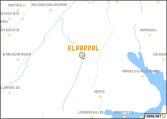 map of El Parral