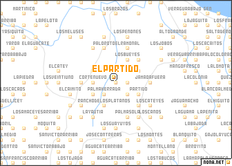 map of El Partido