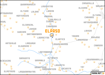 map of El Paso