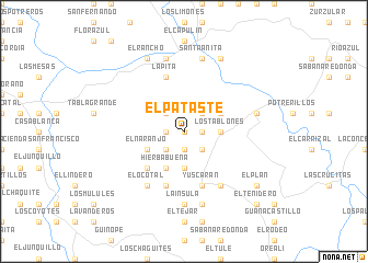 map of El Pataste