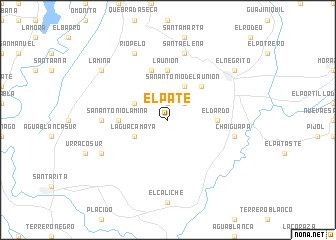 map of El Pate