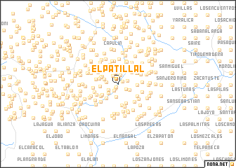 map of El Patillal