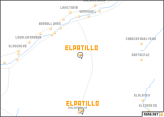 map of El Patillo