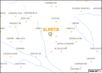 map of El Patio