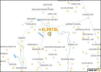 map of El Patol