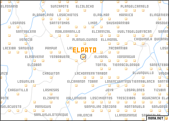 map of El Pato