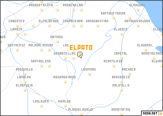 map of El Pato