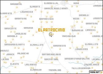 map of El Patrocinio