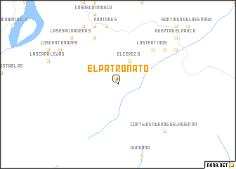 map of El Patronato