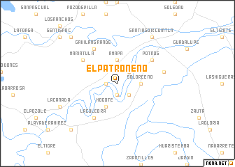 map of El Patroneño