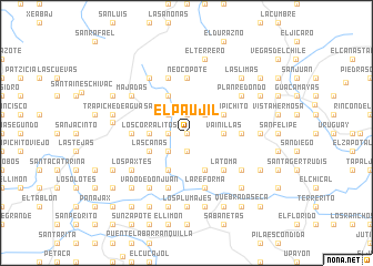 map of El Paujil